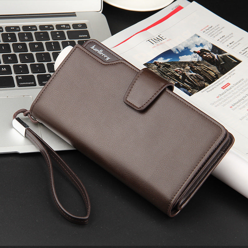 Men’s Long European And American Large-capacity Clutch - Clutch Like a Boss with Room for All Your Stuff