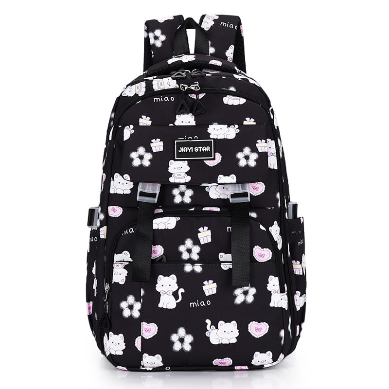 Cartoon Rabbit Pattern Printed Large Capacity Backpack