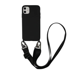 Compatibil cu Apple, Culoare solidă simplă, potrivită pentru husă de telefon mobil, curea de mesager, curea de umăr, lanyard 