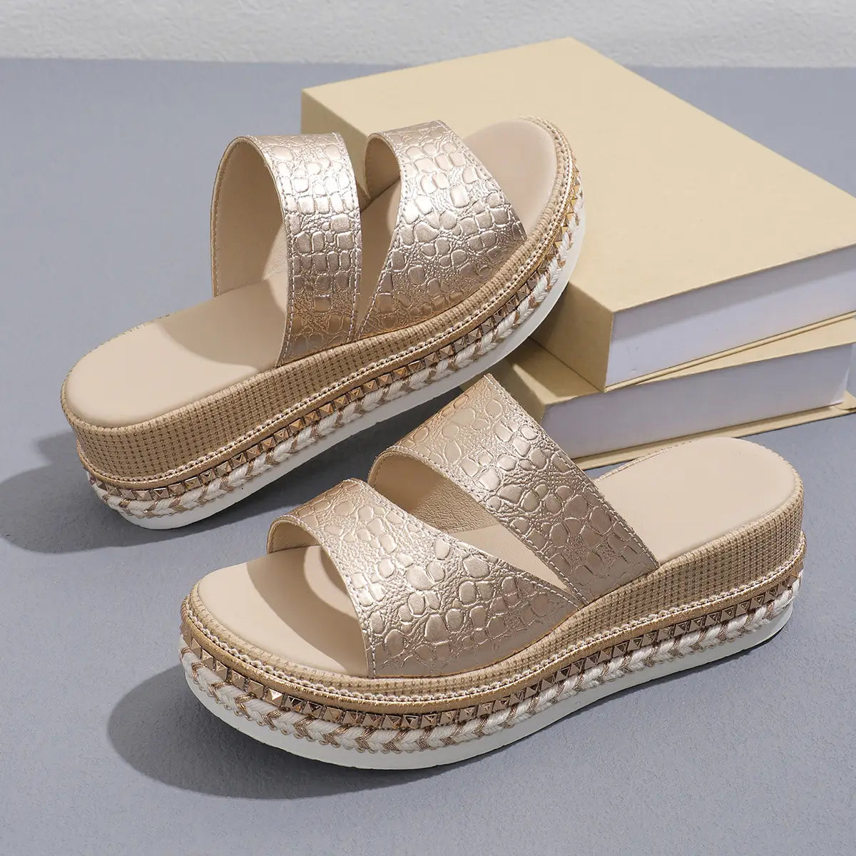 Artificial PU Shoe Upper Toe Holder Fish Mouth Sole Rubber Lining Slippers