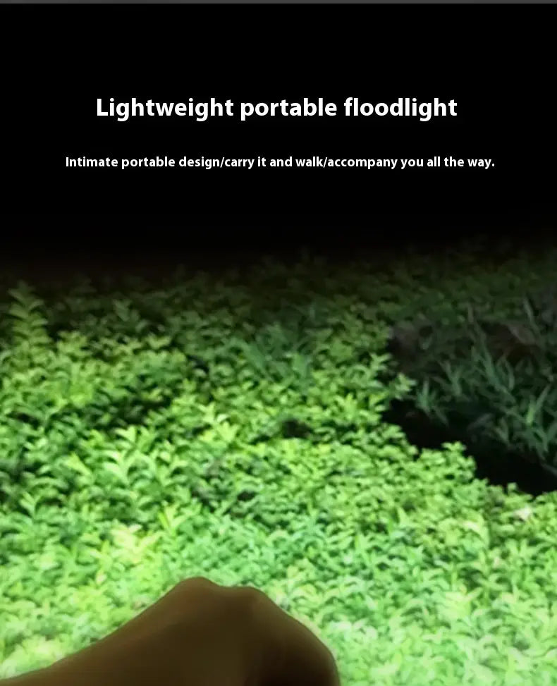 Solar Powered Outdoor Portable Camping Light with IP65 Protection