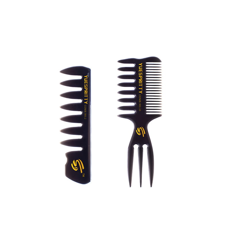 Men’s Special Retro Back Head Texture Styling Oil Comb