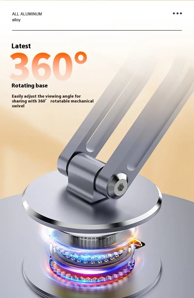 Aluminum Alloy Mobile Phone Desktop Bracket with Rotation Telescopic Adjustment