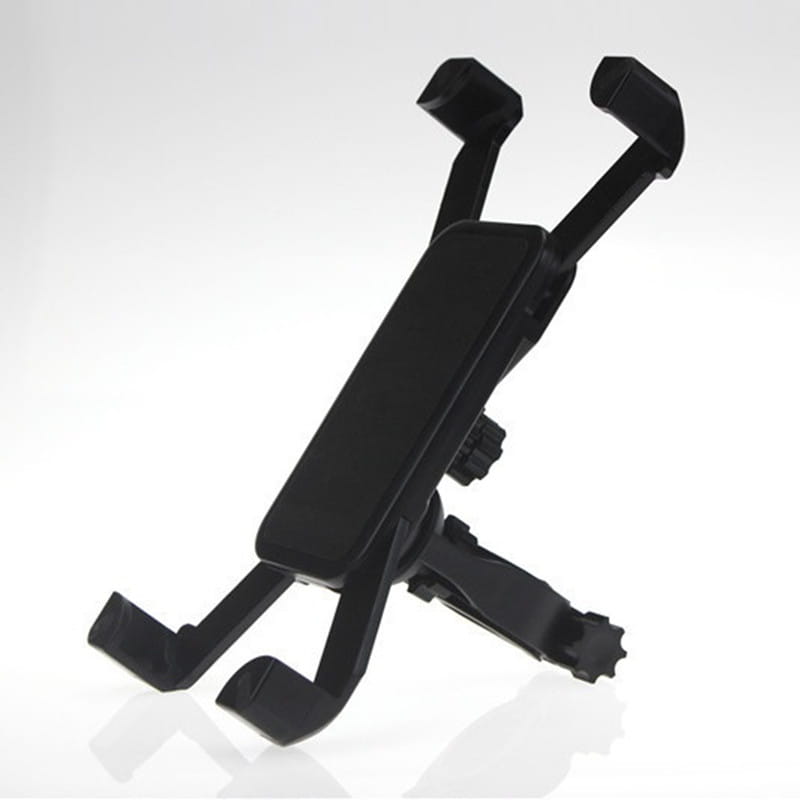 Mobile Phone Holder for Bicycle and Electric Motorcycle Black Plastic Resin