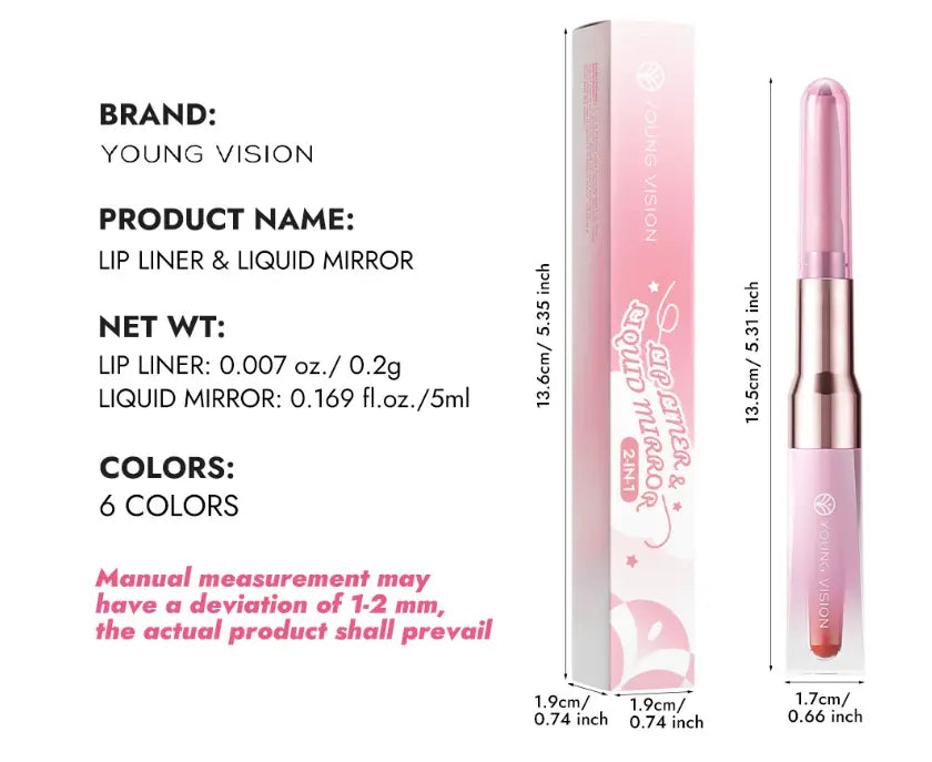 Natural Matte Matte de lungă durată de ruj Hydrating Machiaj vegan 5ml