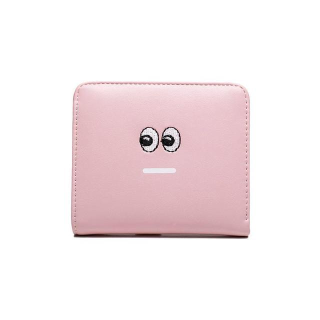 Photoprinted Leather Goods Mini Small Purse Female Short Style Folding Student Money Clip - Short Style Purse