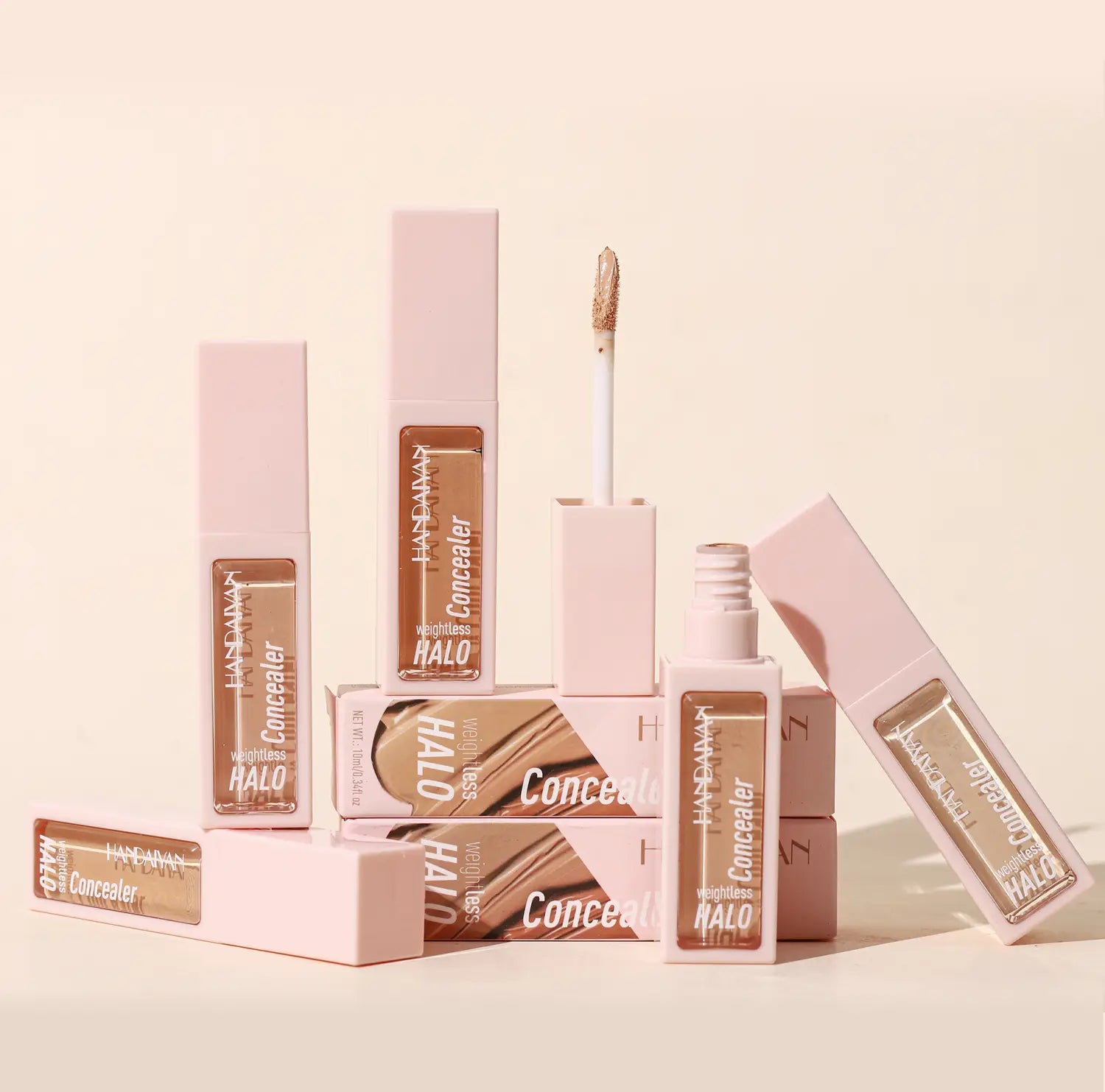 Long-Lasting Shading Cream Concealer with Color Correction and Invisible Pores