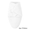 Baby baby's filt mjuk baby swaddle - Gro Bag White L