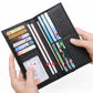 Men’s Long Leather Korean Youth Wallet Ultra-thin - Ultra-Thin Wallet for Men So Slim It Disappears