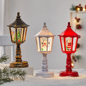 Stseeni paigutuse laua dekoratiivne ornament vee sissepritse lamp