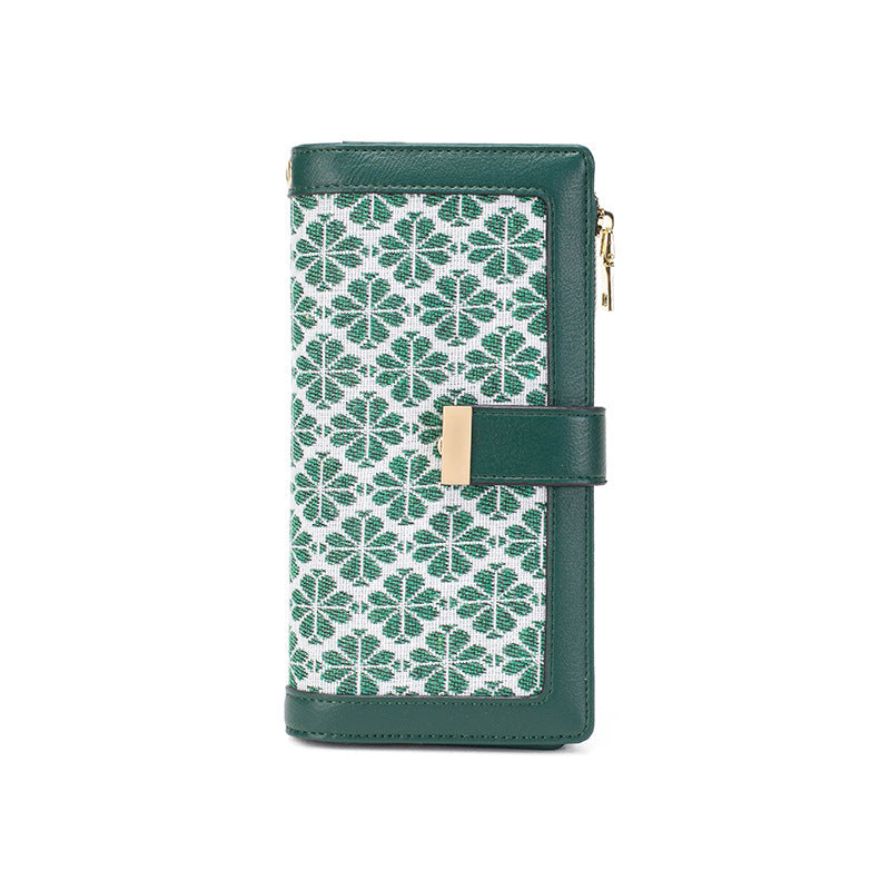 Long Buckle Women’s Wallet Large Capacity - Long Buckle Wallets: Stylish Safety for Your Cash