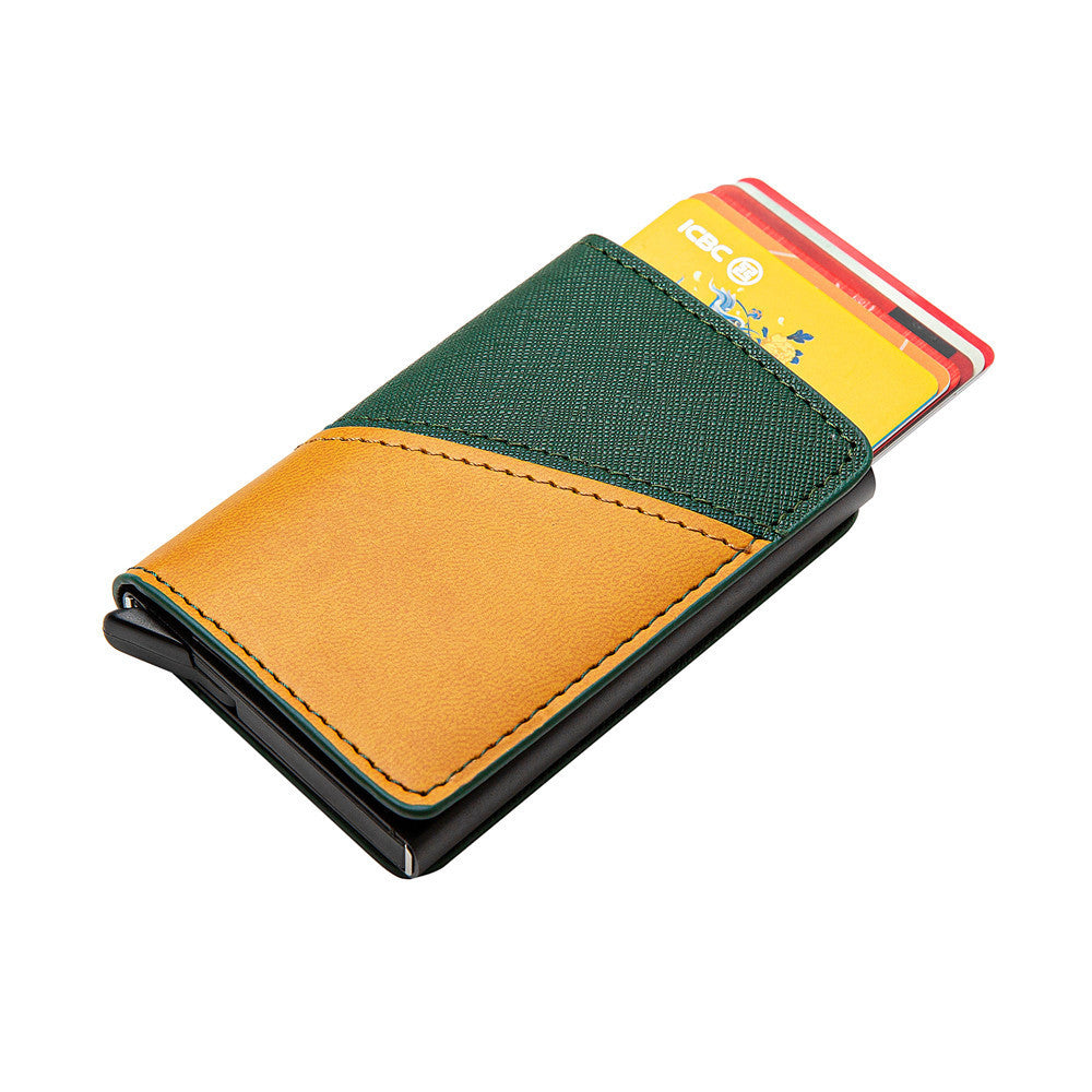 Men’s Fashion Color Contrast Wallet - Color Clash Wallet for Men Who Dare to Be Bold