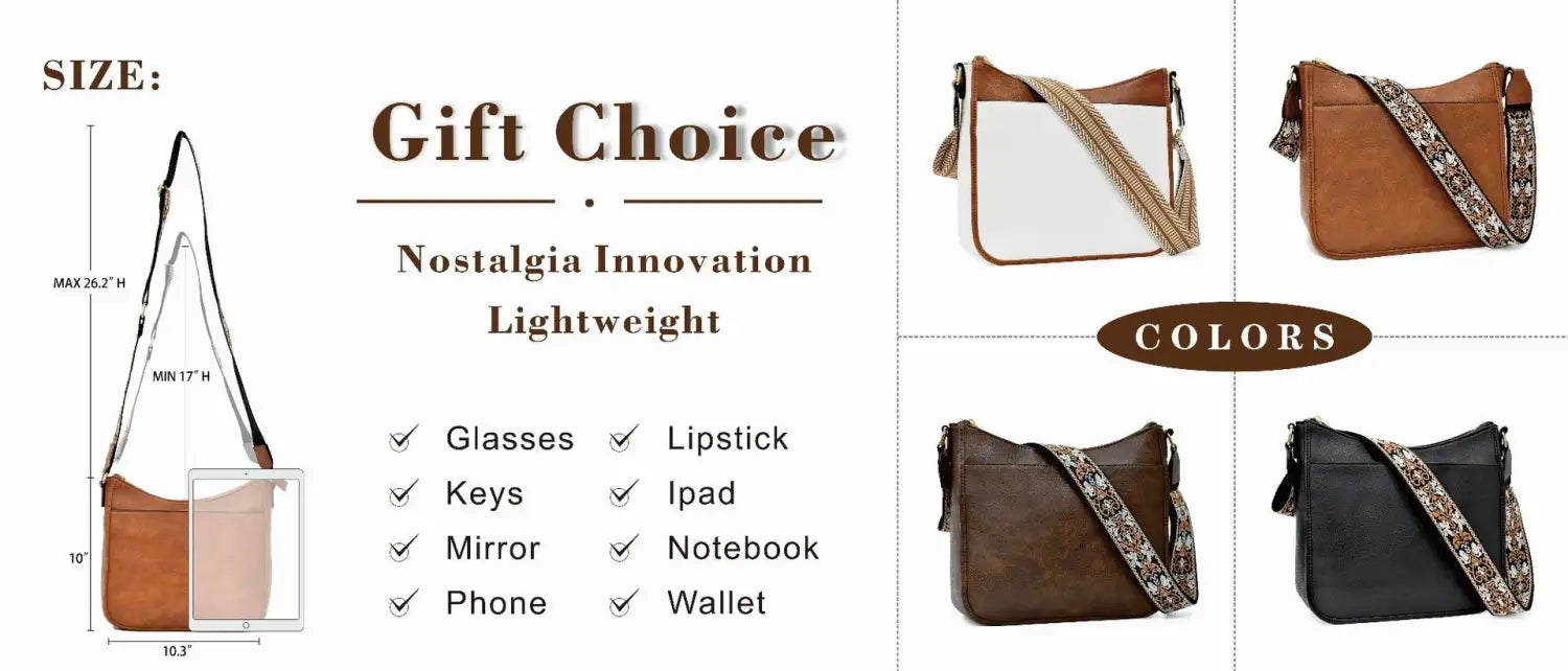 Wide Shoulder Strap Polyester Bag with Large Stitching for Daily