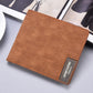 Men’s Short Casual Canvas Pattern Thin Wallet - Men’s Leather Wallet That Can Handle Your Chaos