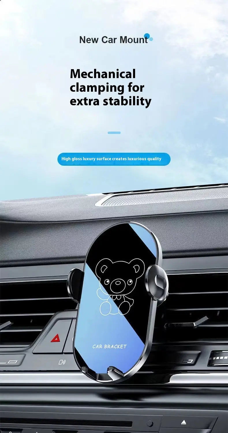 Car Mount Holder for Mobile Phones Cartoon Multifunctional Accessory