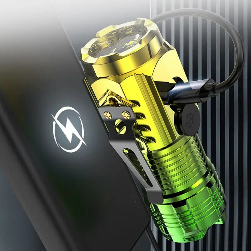 Mini Burst Flashlight Charging Cable with Magnetic and Non-Magnetic Options