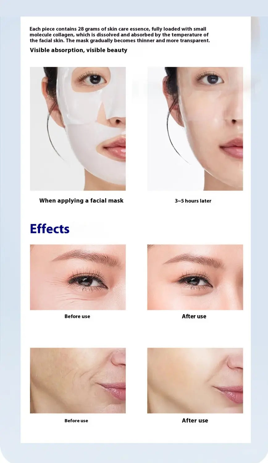 Unisex arcmaszk gél 28ml hidratáló tápláló bőrápolási kezelés