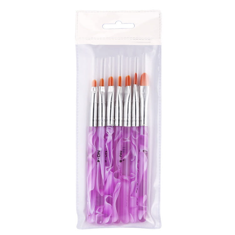 Nail Tools Paint Pen Set with Broad Brush Pens for Artificial Nails