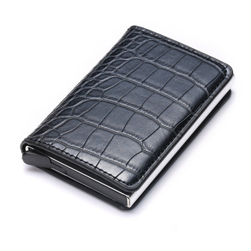 Anti Magnetic Automatic Pop-up Single Aluminum Alloy Card Bag - Magnetic? Nope! This Pop-Up Wallet Stays Awesome