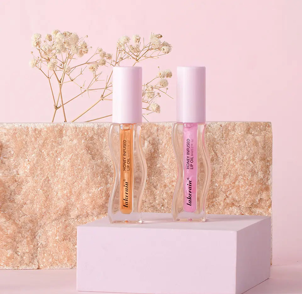 Glittering Moisturizing Fruit Flavor Lip Lacquer for All Skin Types