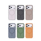 Two-color Skin Feeling Magnetic Suction AI Photo Button Phone Case