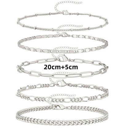 Pulseira de Match Metal de moda feminina