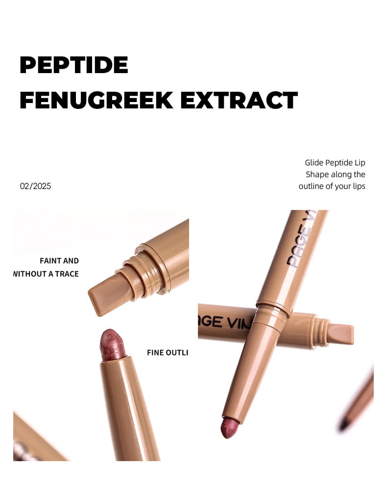 Creion de căptușeală de buze impermeabil de lungă durată pentru o definiție netedă precisă