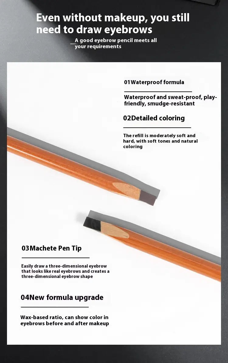 Hard Core Wild Machete Eyebrow with Multi-Color Uncut Blades