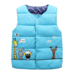 Children’s hooded and down padded jacket