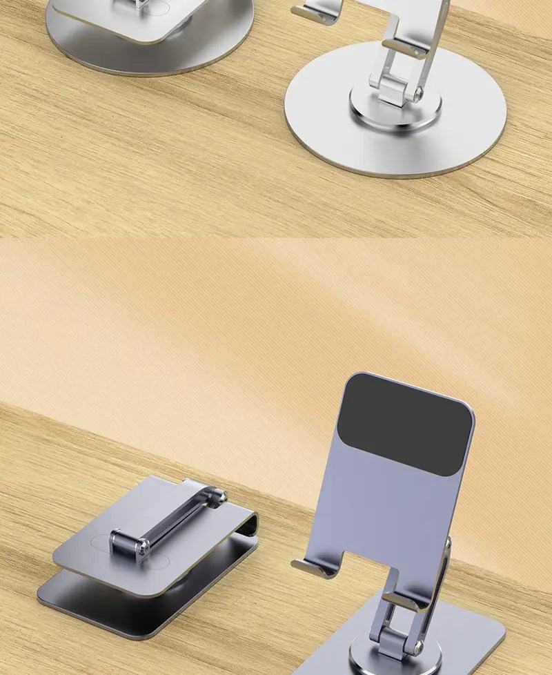 Aluminum Alloy Mobile Phone Desktop Bracket with Rotation Telescopic Adjustment
