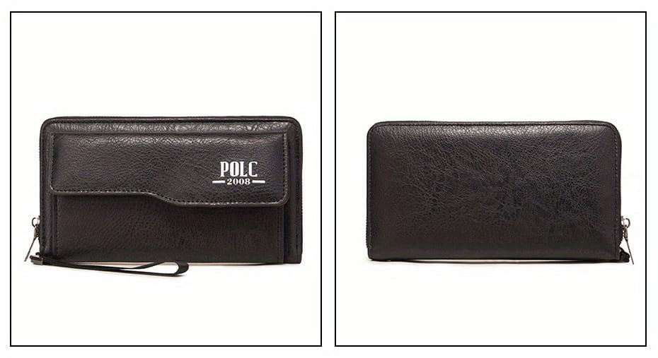 Men’s Wallet with Zipper for Cards and Phones in the United States