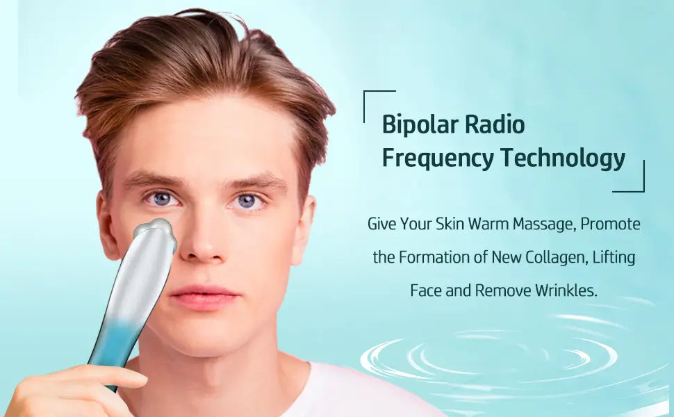 RF Radiofrekvens Øye skjønnhetsinstrument for å fjerne fine linjer kråkeføtter radiofrekvensinstrument øyemassasje