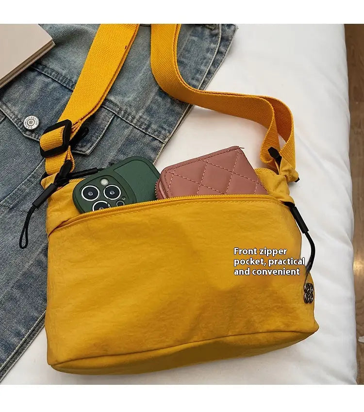 Sac à corps croisé en toile de voyage avec poche de téléphone pour les femmes en plusieurs couleurs