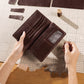 Diy Handmade Material Bag Cowhide Men’s Long Wallet - Wallet for Men That’s Cooler than Your Ex’s Drama