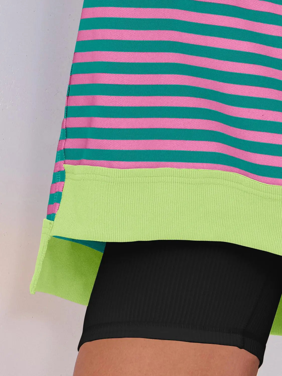 Triibuline pulloveri dressipluus naiste tänavarõivaste polüester Crewneck S-XXL