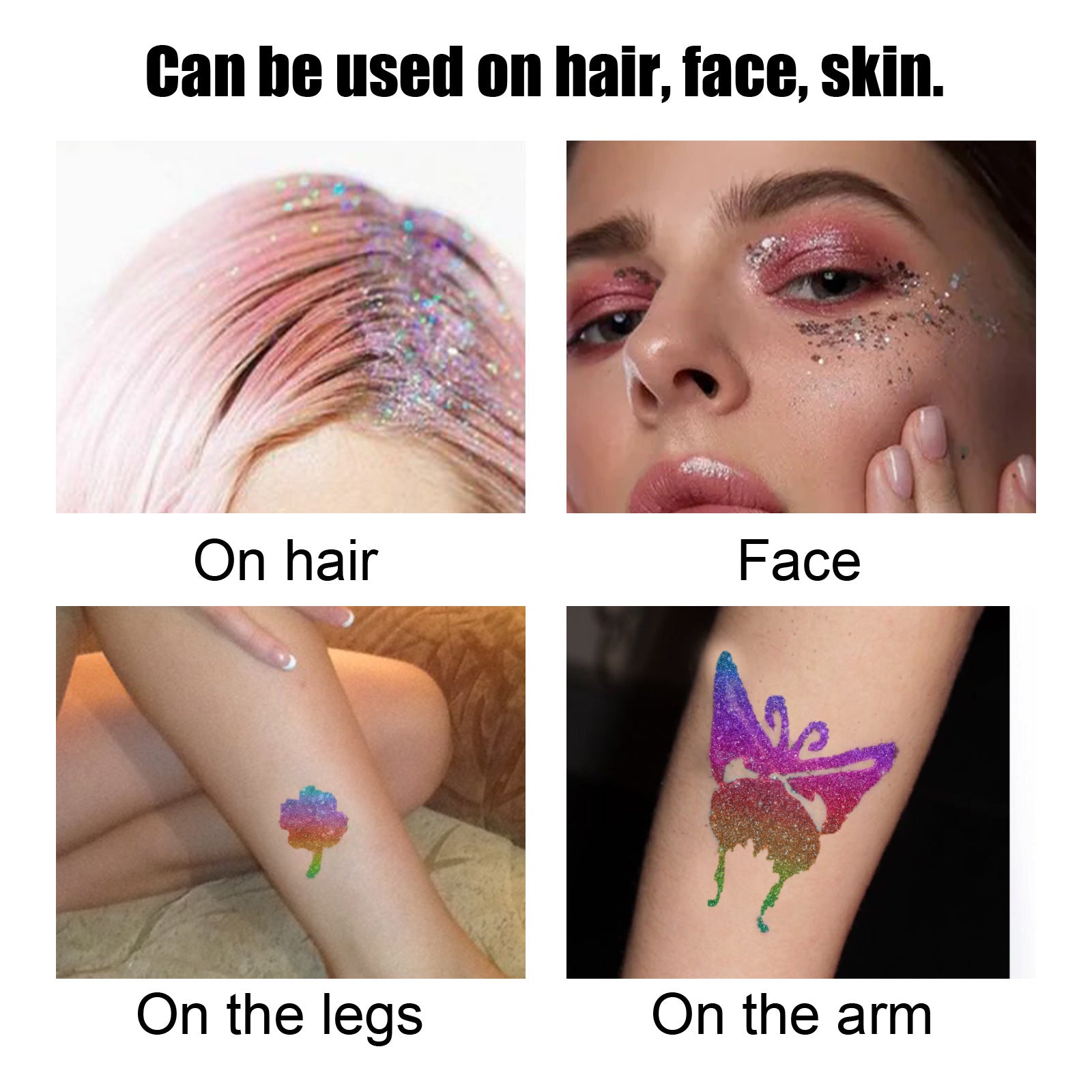 8ml Tattoo Skin Glue for Facial Body Painting and Eye Makeup - tattoo skin glue facial body painting eye makeup