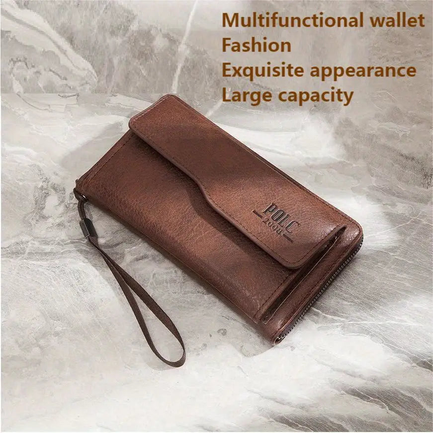 Men’s Wallet with Zipper for Cards and Phones in the United States