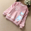 Children's Double Layer Plus Fleece Sweater - Pink