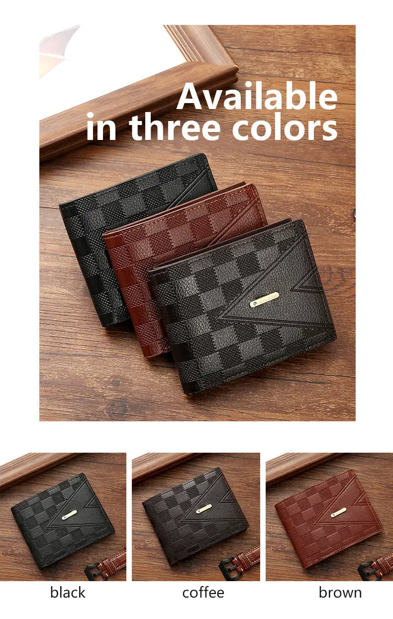 Mentide portefeuille Mifold Black marron pu cuir slim RFID Blocking Carte Solder