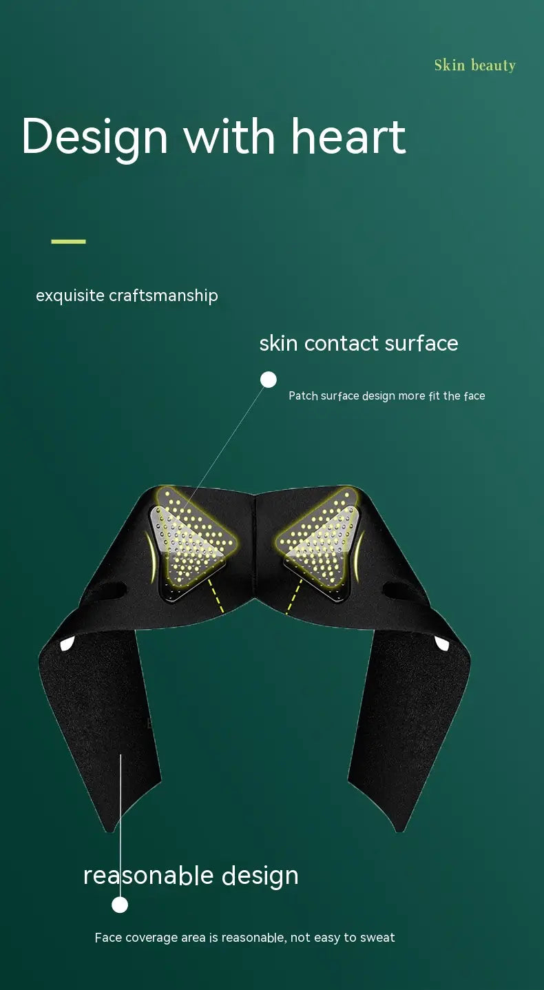 Graphene Plastic Face Mesh Breathable Small V-face Mask