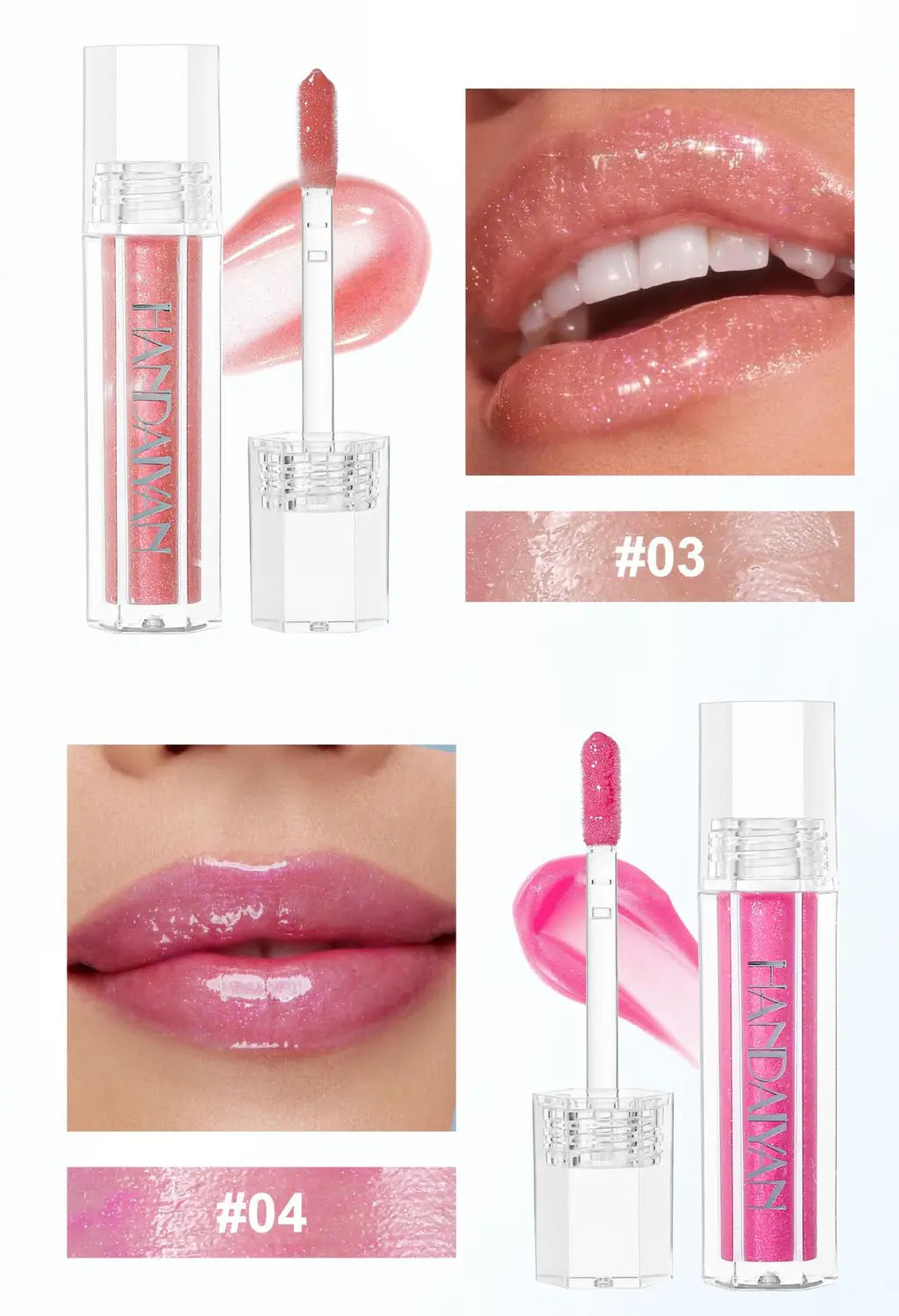 Moisturizing Pearlescent Lip Paint Long Lasting Hydrating Color