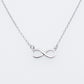 925 Silver 8 Words Necklace Through The Body Of Sterling Silver Pendant Collarbone Chain Ins Wind Super Fairy Mori