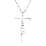 925 Sterling Silver Faith Cross Pendant Necklace - Shine Bright with Sterling Silver Faith Pendant Joy