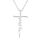 925 Sterling Silver Faith Cross Pendant Necklace - Shine Bright with Sterling Silver Faith Pendant Joy