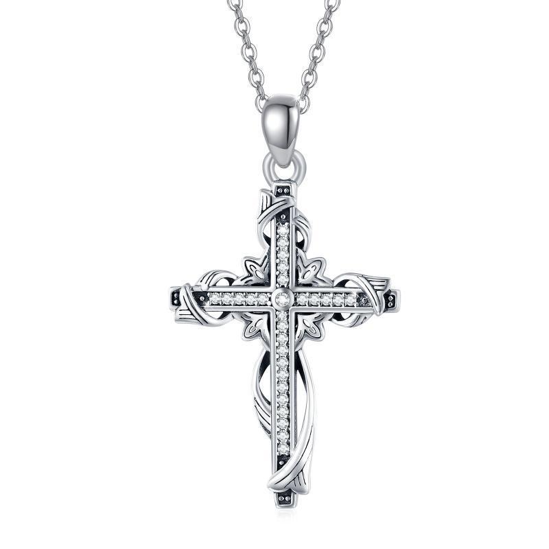 925 Sterling Silver for Women Cross Pendant Cross Jewelry Cross Necklace - Cross Your Heart with This 925 Sterling