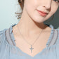 925 Sterling Silver for Women Cross Pendant Cross Jewelry Cross Necklace - Cross Your Heart with This 925 Sterling