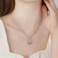 925 Sterling Silver Mountain Necklace with Created Opal - Climb Every Mountain with Our Silver Opal Necklace