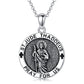 925 Sterling Silver Saint Jude Pendant Necklace - Saint Jude Silver Pendant for Disappointment Relief