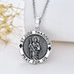 925 Sterling Silver Saint Jude Pendant Necklace - Saint Jude Silver Pendant for Disappointment Relief