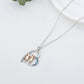 925 Sterling Silver Sister Heart Shape Necklace Always My Sister Forever My Friend - Sister Forever Necklace